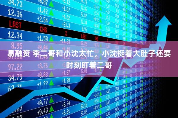 易融资 李二哥和小沈太忙，小沈挺着大肚子还要时刻盯着二哥